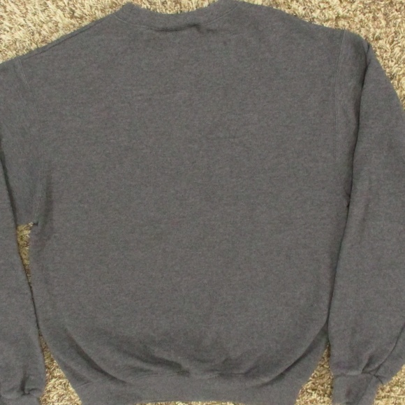 Ball State University Sweater Men Small Gray BSU Alumni Crewneck Fleece Pullover - Picture 4 of 8